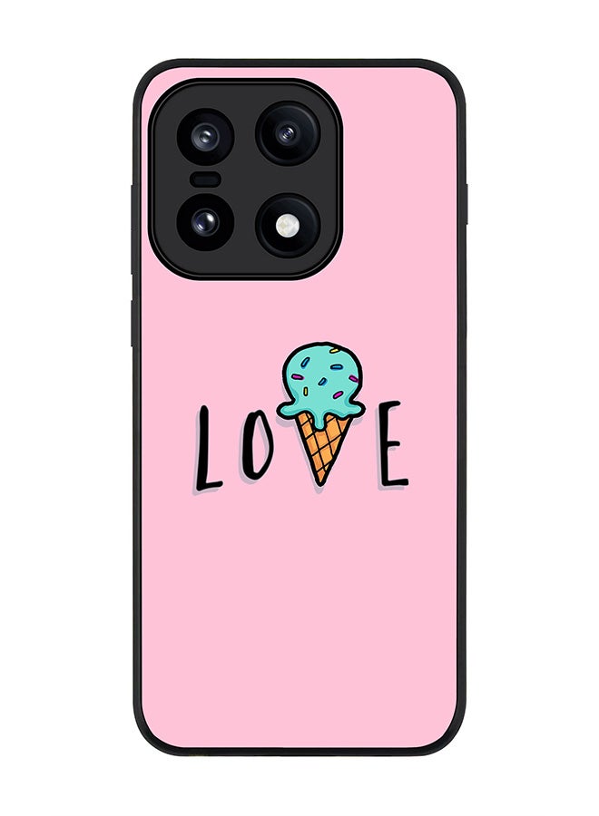 For OnePlus 15 Case,Slim fit Camera Protection, Shockproof Thin Phone cover  - LoveIcecream Cone